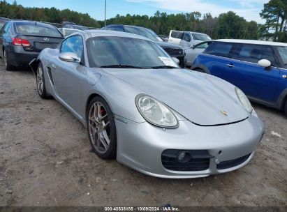 2007 PORSCHE CAYMAN S Silver  Gasoline WP0AB298X7U780823 photo #1