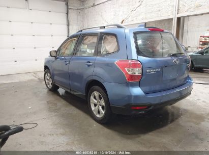 2016 SUBARU FORESTER 2.5I Blue  Gasoline JF2SJABC2GH556326 photo #4