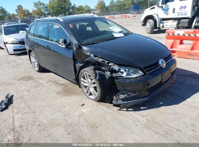 2015 VOLKSWAGEN GOLF SPORTWAGEN TDI SEL 4-DOOR Black  Diesel 3VWCA7AU4FM511881 photo #1