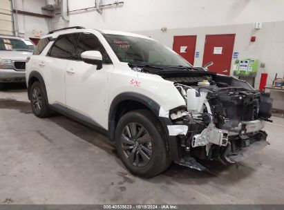 2022 NISSAN PATHFINDER SV 4WD White  Gasoline 5N1DR3BD5NC221295 photo #1