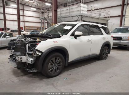 2022 NISSAN PATHFINDER SV 4WD White  Gasoline 5N1DR3BD5NC221295 photo #3