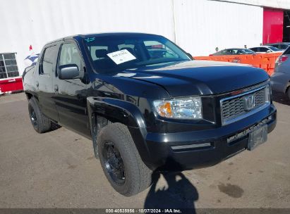 2007 HONDA RIDGELINE RT Black  Gasoline 2HJYK16217H540065 photo #1