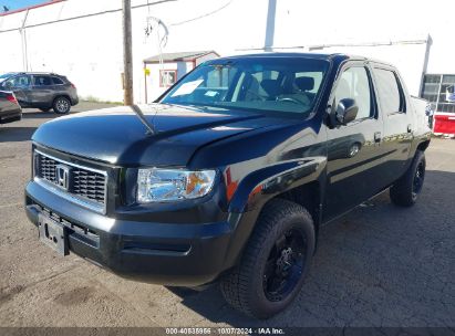 2007 HONDA RIDGELINE RT Black  Gasoline 2HJYK16217H540065 photo #3