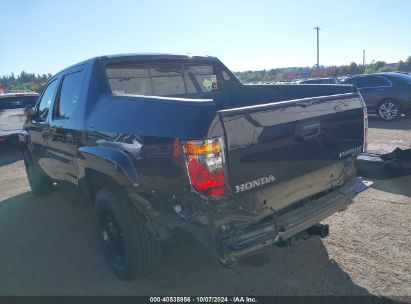 2007 HONDA RIDGELINE RT Black  Gasoline 2HJYK16217H540065 photo #4