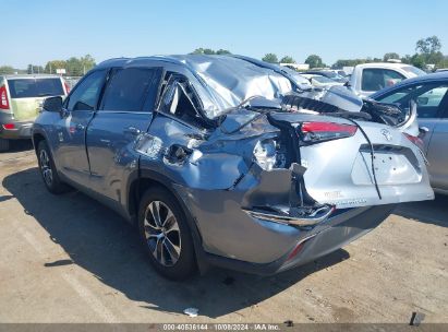 2021 TOYOTA HIGHLANDER XLE Light Blue  Gasoline 5TDGZRBHXMS095245 photo #4