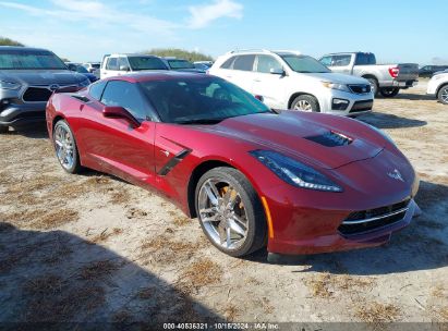 2016 CHEVROLET CORVETTE STINGRAY Z51 Red  Gasoline 1G1YK2D79G5105710 photo #1