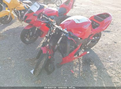 2004 TRIUMPH MOTORCYCLE DAYTONA 600 Red  Other SMT810GM84J187966 photo #3