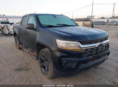 2021 CHEVROLET COLORADO 4WD  SHORT BOX WT Black  Gasoline 1GCGTBENXM1275669 photo #1