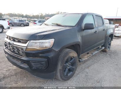 2021 CHEVROLET COLORADO 4WD  SHORT BOX WT Black  Gasoline 1GCGTBENXM1275669 photo #3