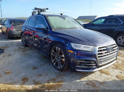 2018 AUDI SQ5 3.0T PREMIUM PLUS Blue  Gasoline WA1C4AFY5J2075880 photo #1