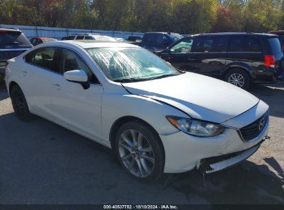 2016 MAZDA MAZDA6 I TOURING White  Gasoline JM1GJ1V5XG1482597 photo #1