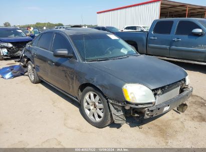 2005 MERCURY MONTEGO PREMIER Gray  Gasoline 1MEFM43165G621590 photo #1