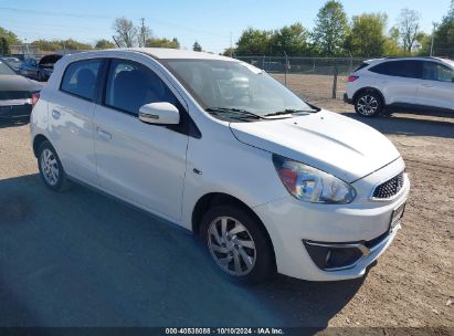 2018 MITSUBISHI MIRAGE SE White  Gasoline ML32A4HJXJH001284 photo #1