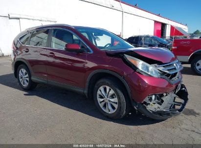 2013 HONDA CR-V EX-L Burgundy  Gasoline 5J6RM4H71DL014119 photo #1