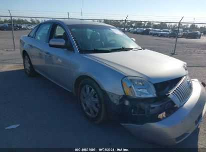 2007 MERCURY MONTEGO PREMIER Gray  Gasoline 1MEHM42167G611736 photo #1