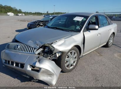 2007 MERCURY MONTEGO PREMIER Gray  Gasoline 1MEHM42167G611736 photo #3