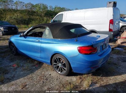 2019 BMW 230I Blue  Gasoline WBA2M7C51KVD51938 photo #4