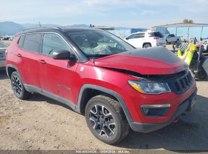 2020 JEEP COMPASS TRAILHAWK 4X4 Red  Gasoline 3C4NJDDB6LT208588 photo #1