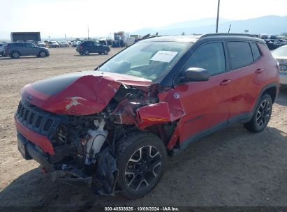 2020 JEEP COMPASS TRAILHAWK 4X4 Red  Gasoline 3C4NJDDB6LT208588 photo #3