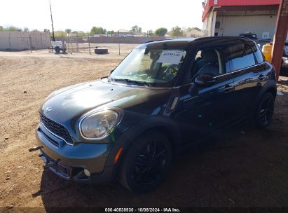 2013 MINI COUNTRYMAN COOPER S Green  Gasoline WMWZC3C55DWP51523 photo #3