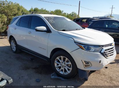 2018 CHEVROLET EQUINOX LT White  Gasoline 2GNAXJEV0J6190814 photo #1