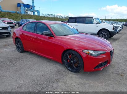 2020 ALFA ROMEO GIULIA RWD Red  Gasoline ZARFAMAN8L7631380 photo #1