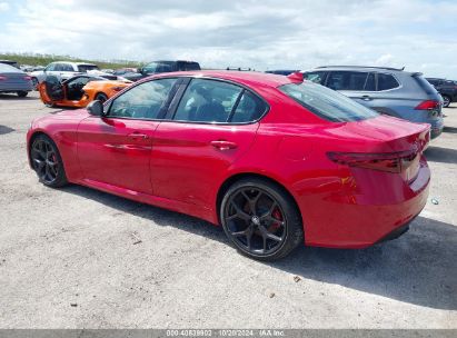 2020 ALFA ROMEO GIULIA RWD Red  Gasoline ZARFAMAN8L7631380 photo #4