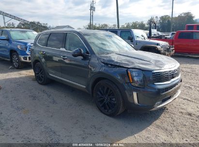 2020 KIA TELLURIDE SX Gray  Gasoline 5XYP5DHC8LG082256 photo #1