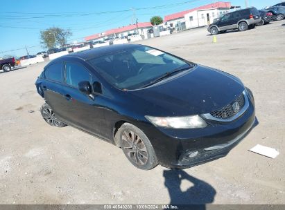 2013 HONDA CIVIC EX-L Black  Gasoline JH4CL96887C002446 photo #1