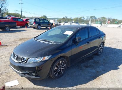 2013 HONDA CIVIC EX-L Black  Gasoline JH4CL96887C002446 photo #3