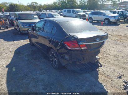 2013 HONDA CIVIC EX-L Black  Gasoline JH4CL96887C002446 photo #4