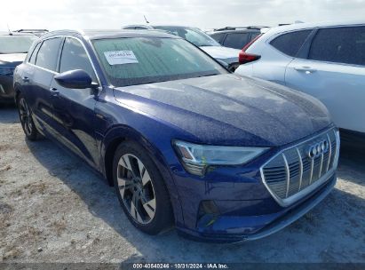 2021 AUDI E-TRON PREMIUM QUATTRO Blue  Electric WA1AAAGE3MB002550 photo #1