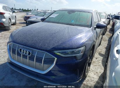 2021 AUDI E-TRON PREMIUM QUATTRO Blue  Electric WA1AAAGE3MB002550 photo #3