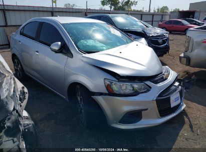 2017 CHEVROLET SONIC PREMIER AUTO Silver  Gasoline 1G1JF5SB7H4107283 photo #1