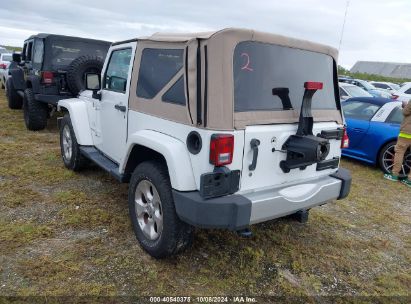 2014 JEEP WRANGLER SAHARA White  Flexible Fuel 1C4AJWBG3EL103045 photo #4