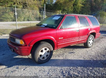 1996 OLDSMOBILE BRAVADA Red  Gasoline 1GHDT13W1T2701244 photo #3