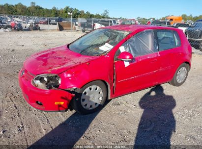 2007 VOLKSWAGEN RABBIT 4-DOOR Red  Gasoline WVWDR71K57W163752 photo #3