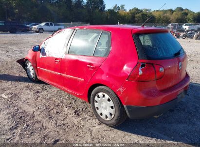 2007 VOLKSWAGEN RABBIT 4-DOOR Red  Gasoline WVWDR71K57W163752 photo #4