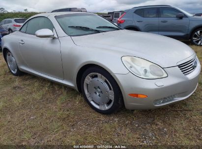 2002 LEXUS SC 430 Silver  Gasoline JTHFN48Y620027508 photo #1