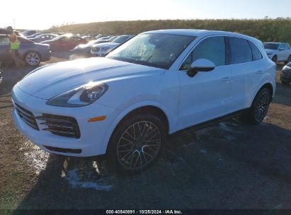 2020 PORSCHE CAYENNE White  Gasoline WP1AA2AY0LDA05096 photo #3