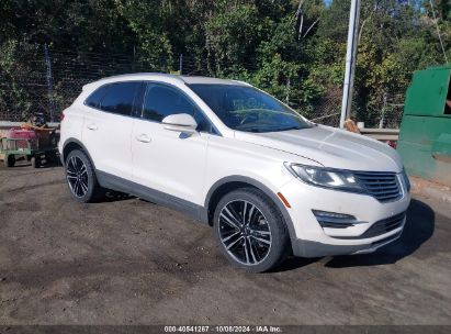 2017 LINCOLN MKC RESERVE White  Gasoline 5LMTJ3DHXHUL57243 photo #1