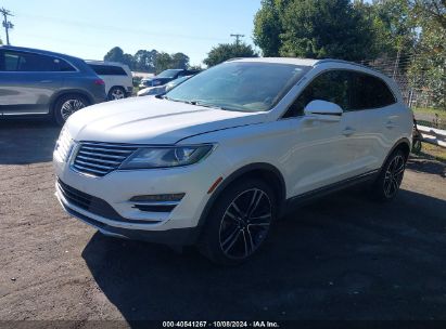 2017 LINCOLN MKC RESERVE White  Gasoline 5LMTJ3DHXHUL57243 photo #3