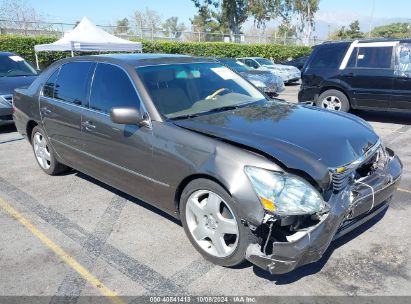 2005 LEXUS LS 430 Gray  Gasoline JTHBN36F155004347 photo #1