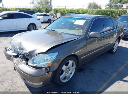 2005 LEXUS LS 430 Gray  Gasoline JTHBN36F155004347 photo #3