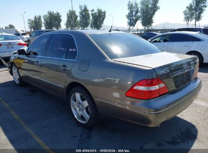 2005 LEXUS LS 430 Gray  Gasoline JTHBN36F155004347 photo #4