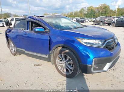 2022 HONDA CR-V AWD TOURING Blue  Gasoline 7FARW2H91NE046583 photo #1