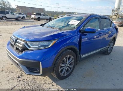 2022 HONDA CR-V AWD TOURING Blue  Gasoline 7FARW2H91NE046583 photo #3