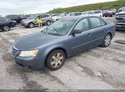 2010 HYUNDAI SONATA GLS Light Blue  Gasoline 5NPET4AC3AH648482 photo #3