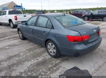 2010 HYUNDAI SONATA GLS Light Blue  Gasoline 5NPET4AC3AH648482 photo #4