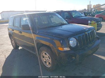 2008 JEEP PATRIOT SPORT Black  Gasoline 1J8FT28058D785470 photo #1